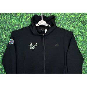 South Florida USF Football Player Issued Adidas Boca Raton Bowl Hood Jacket 2XL